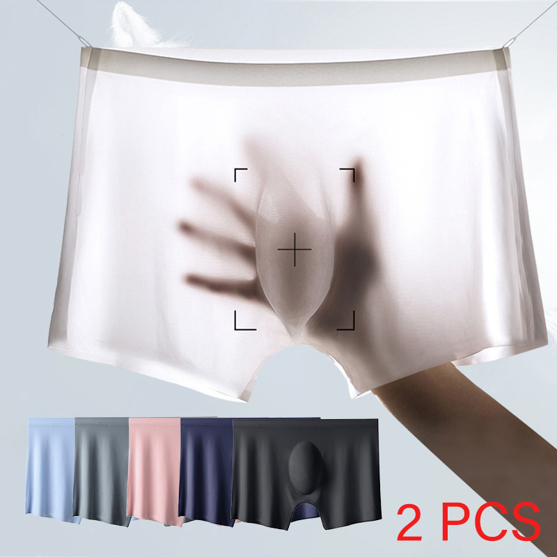 Multi Pack Underwear - 2 adet/grup erkek ultra-ince külot yaz