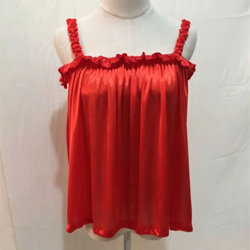 Yazlık Yumuşak İpeksi Parlak F - Suspender Tank Top incelemesi ve fiyatı