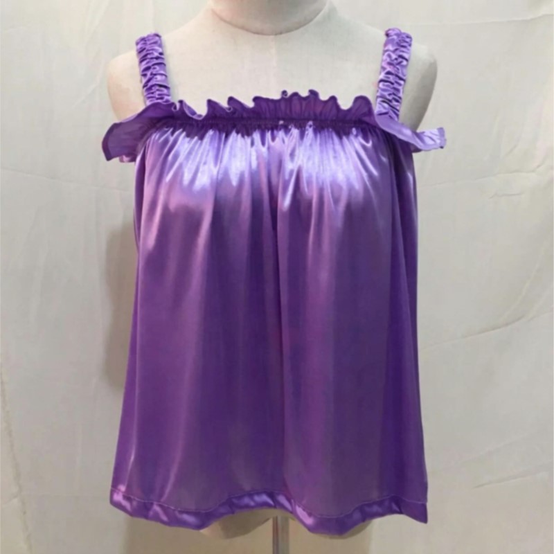 Yazlık Yumuşak İpeksi Parlak F - Suspender Tank Top incelemesi ve fiyatı